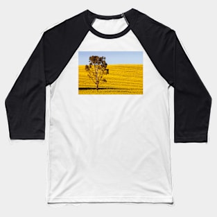 Canola Yellow Baseball T-Shirt